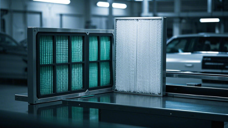 ¿Qué tipo de filtro usar para una cabina de pintura?