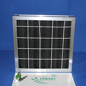FRS-ACZD-A1-G4-E0 Filtro de aire previo plisado de carbón activado para eliminación de olores