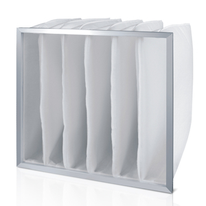 Prefiltro de aire de bolsillo primario de fibra de poliéster FRS-DS6P-G-G4-E1
